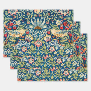 William Morris, Strawberry Thief Geschenkpapier Set