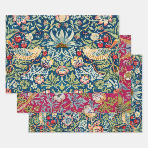 William Morris, Strawberry Thief Geschenkpapier Set