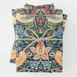 William Morris Strawberry Thief Geschenkpapier Set