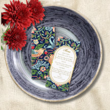 William Morris Strawberry Thief Hochzeitsmenü