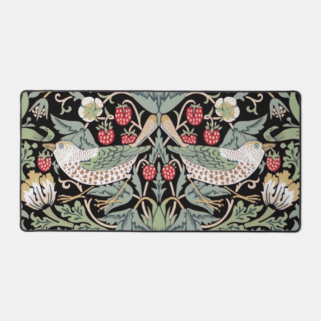 William Morris Strawberry Thief I Black Birds (Recto)