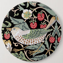 William Morris Strawberry Thief I Black Birds