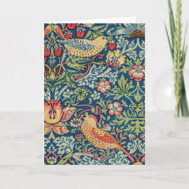 William Morris - Strawberry Thief Karte