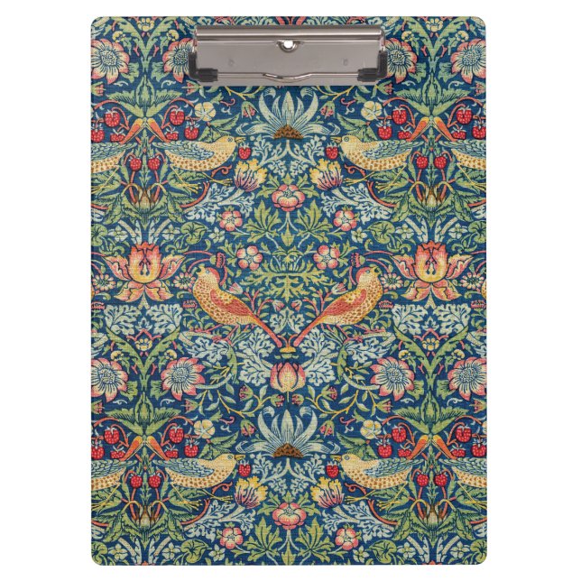 William Morris - Strawberry Thief Klemmbrett (Vorderseite)