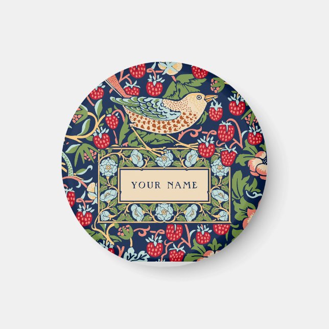 William Morris Strawberry Thief Magnet (Vorne)