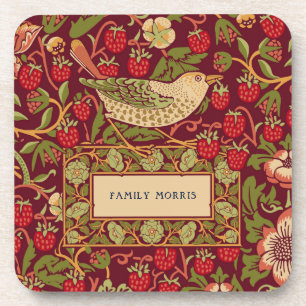 William Morris Strawberry Thief Muster Getränkeuntersetzer