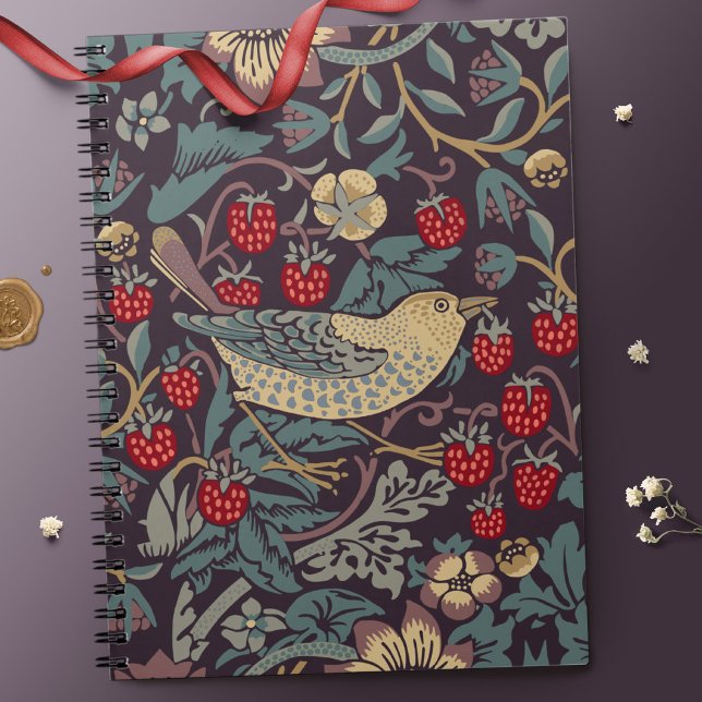 William Morris Strawberry Thief Notizbuch Notizblock (Von Creator hochgeladen)