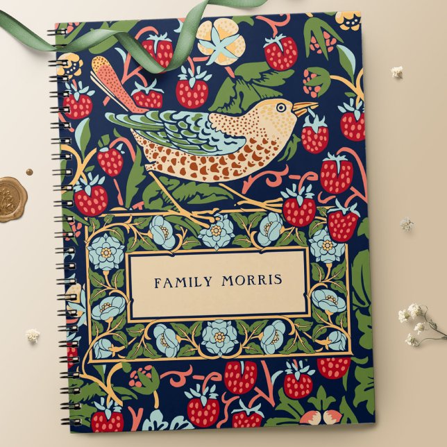 William Morris Strawberry Thief Notizbuch Notizblock (Von Creator hochgeladen)