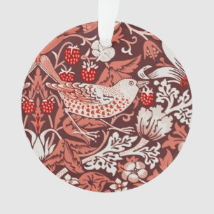 William Morris Strawberry Thief Oiseau en Terracot