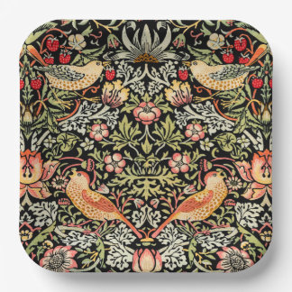 William Morris Strawberry Thief Pappteller