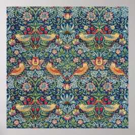 William Morris - Strawberry Thief Poster