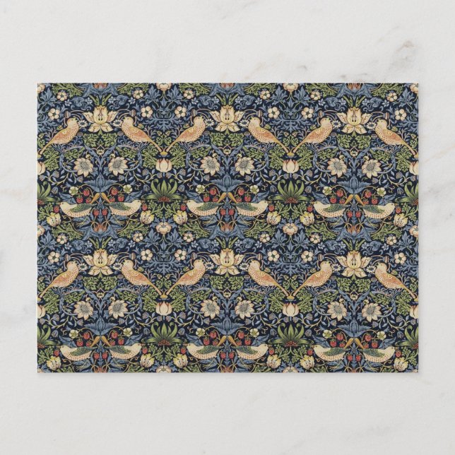 William Morris Strawberry Thief Postkarte (Vorderseite)
