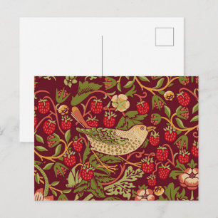 William Morris Strawberry Thief Postkarte