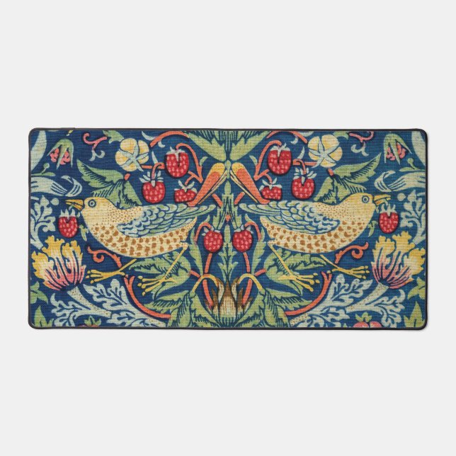 William Morris - Strawberry Thief Schreibtischunterlage (Vorderseite)