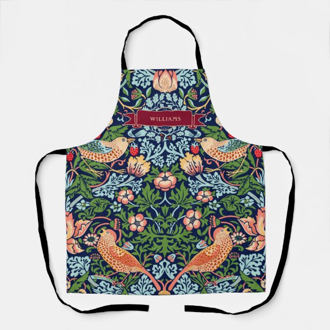 William Morris Strawberry Thief Schürze (Vorderseite)
