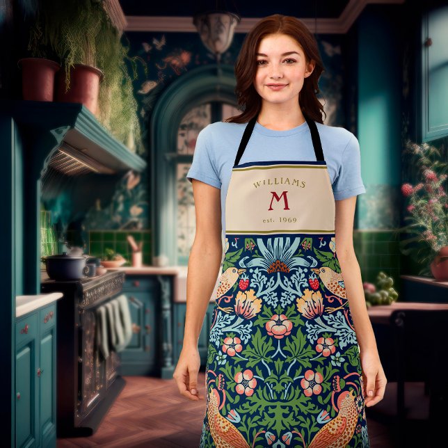 William Morris Strawberry Thief Schürze (Von Creator hochgeladen)