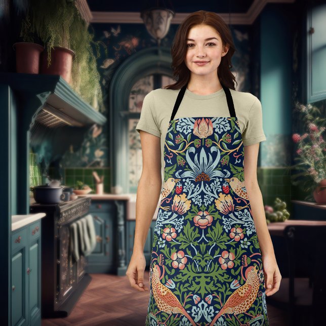 William Morris Strawberry Thief Schürze (Von Creator hochgeladen)