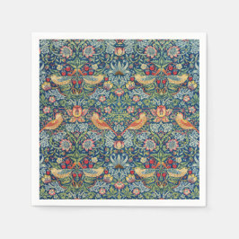 William Morris - Strawberry Thief Serviette