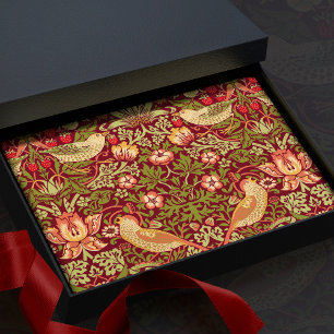 William Morris Strawberry Thief Tissue Paper Seidenpapier