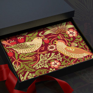 William Morris Strawberry Thief Tissue Paper Seidenpapier