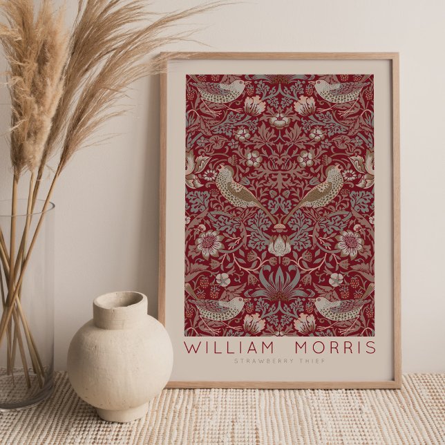 William Morris Strawberry Thief Wall Art Poster (Von Creator hochgeladen)