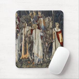 William Morris Suche nach Heiligem Gral: Schildwal Mousepad