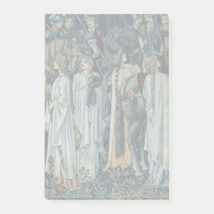 William Morris Suche nach Heiligem Gral: Schildwal Post-it Klebezettel