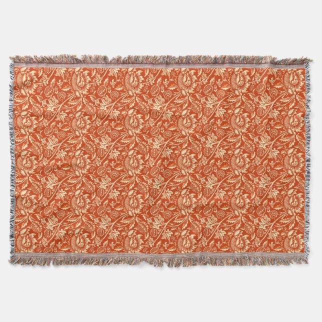 William Morris Sunblumen, Mandarin Orange Decke (Vorderseite)