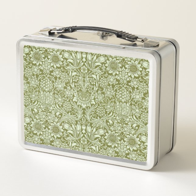 William Morris "Sunflower" 3 Metall Brotdose (Rückseite)