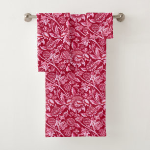 William Morris Sunflowers, Bourgogne et rose