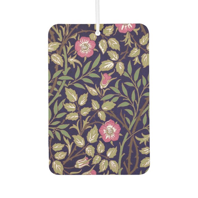 William Morris Sweet Briar Floral Art Nouveau Autolufterfrischer (Vorderseite)