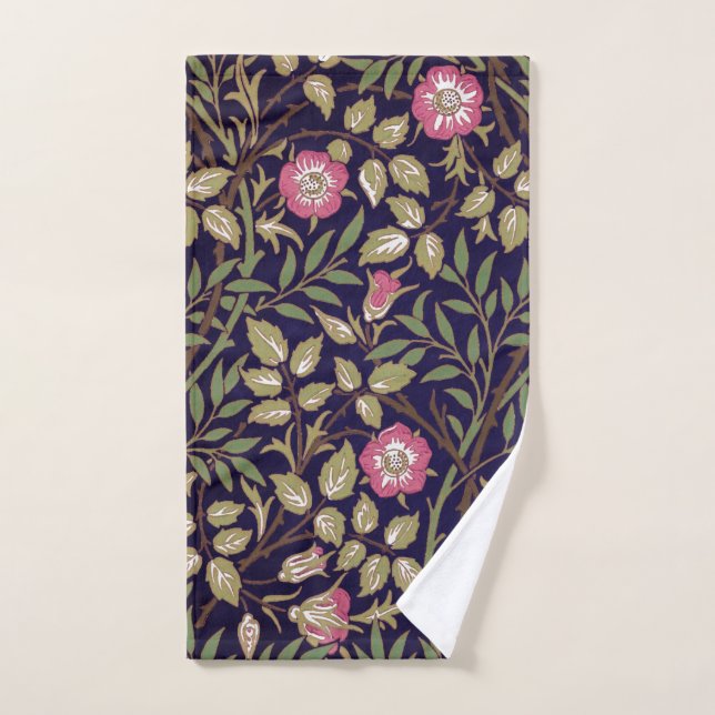 William Morris Sweet Briar Floral Art Nouveau Handtuch (Handtuch)