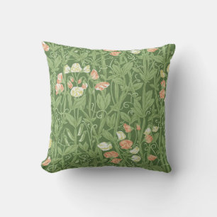 William Morris Sweet Pea Floral Design Kissen