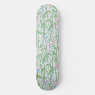 William Morris Sweet Pea Floral Pattern Classic Skateboard