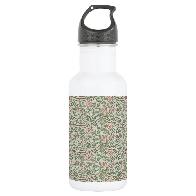 William Morris Sweetbriar Blumenmuseum Edelstahlflasche (Vorderseite)