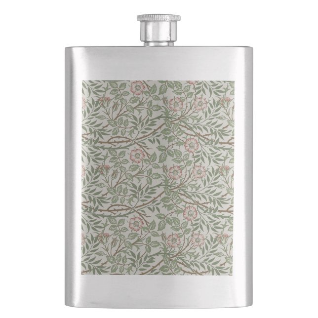 William Morris Sweetbriar Blumenmuseum Flachmann (Vorderseite)