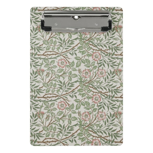 William Morris Sweetbriar Blumenmuseum Mini Klemmbrett (Vorderseite)