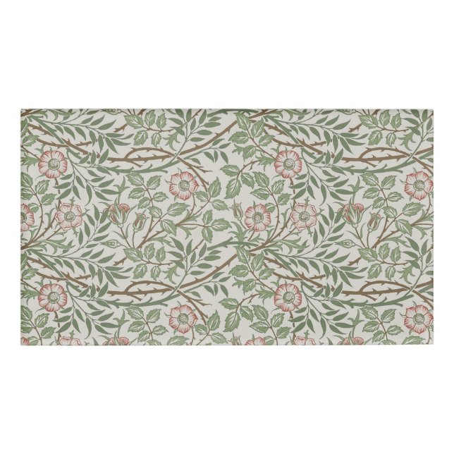 William Morris Sweetbriar Blumenmuseum Namenschild (Vorderseite)