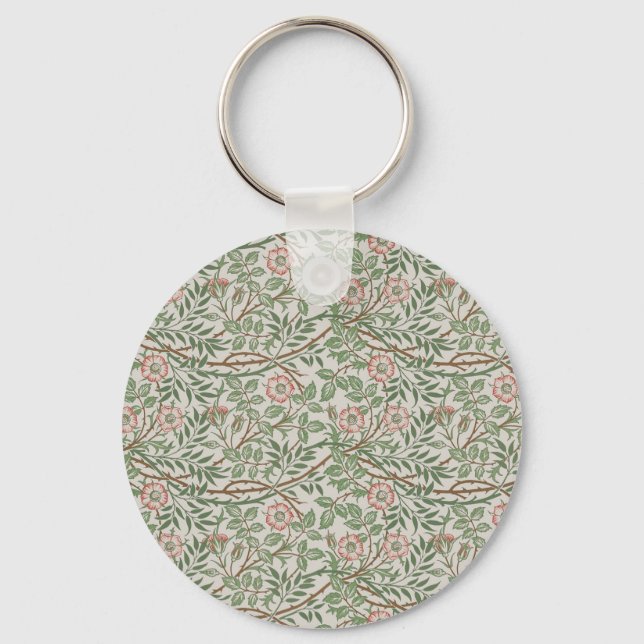 William Morris Sweetbriar Blumenmuseum Schlüsselanhänger (Vorderseite)