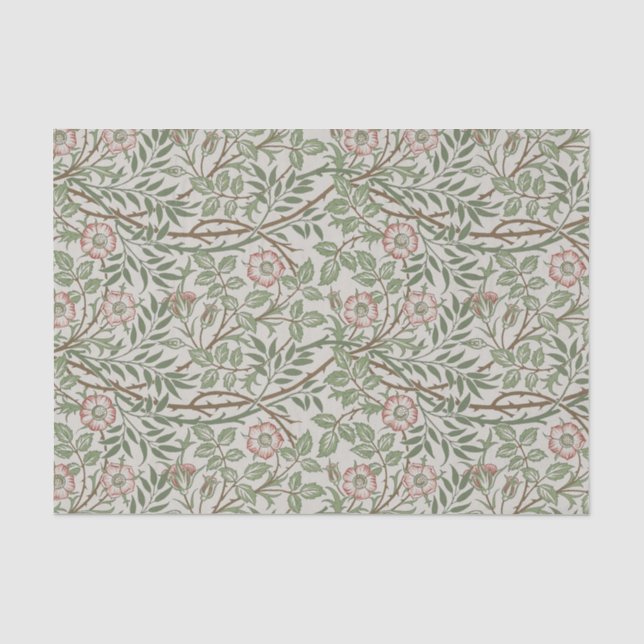 William Morris Sweetbriar Blumenmuseum Seidenpapier (Vorderseite)