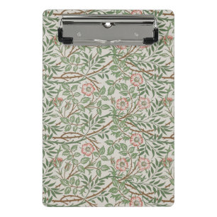 William Morris Sweetbriar Florale Art Nouveau Mini Klemmbrett