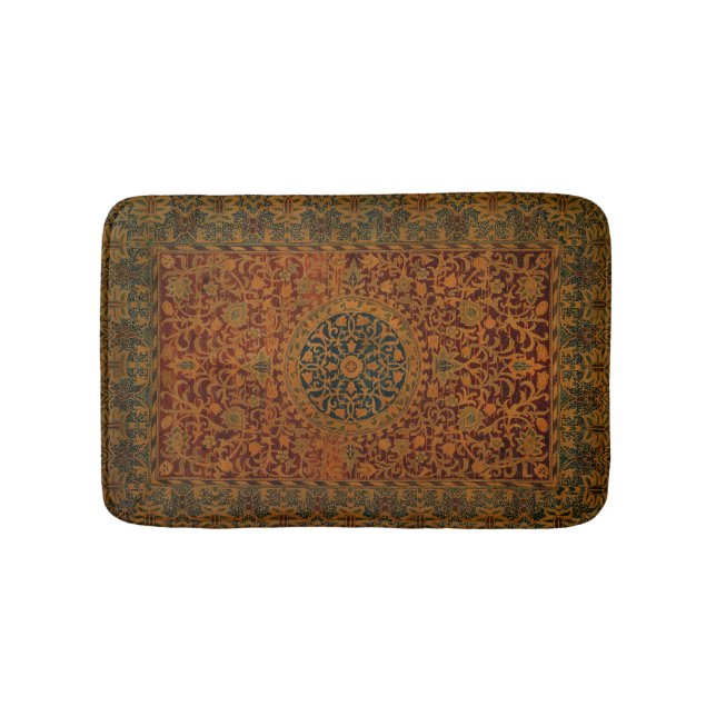 William Morris Tapestry Carpet Rug Badematte (Vorderseite)