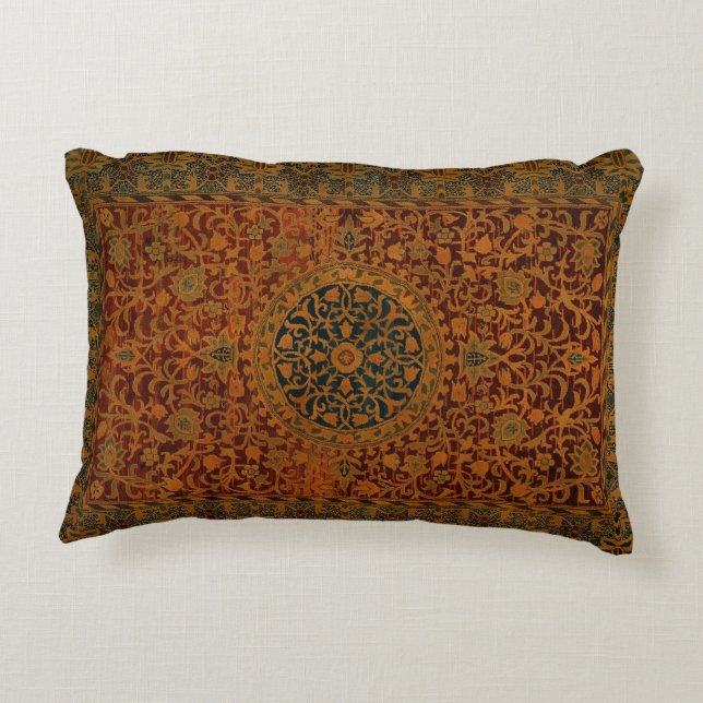 William Morris Tapestry Carpet Rug Dekokissen (Rückseite)