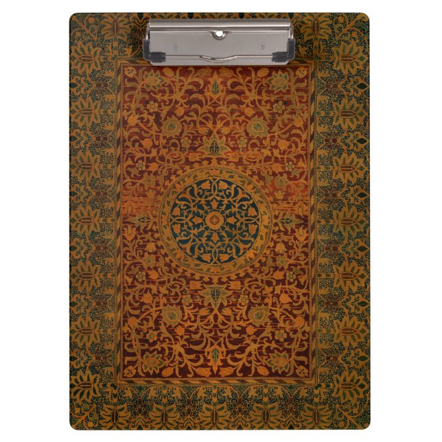 William Morris Tapestry Carpet Rug Klemmbrett (Vorderseite)