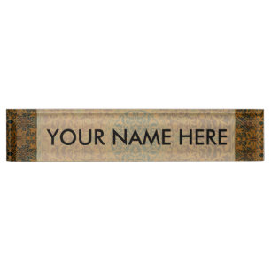 William Morris Tapestry Carpet Rug Namensplakette