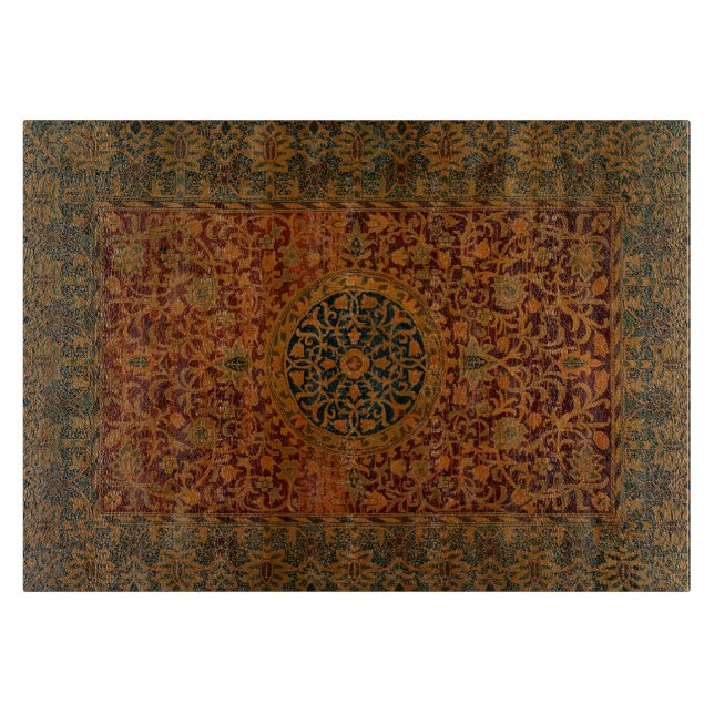 William Morris Tapestry Carpet Rug Schneidebrett (Vorderseite)