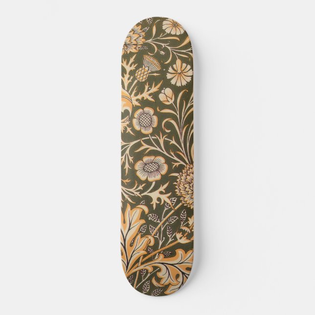 William-Morris-Tapete Skateboard (Vorderseite)