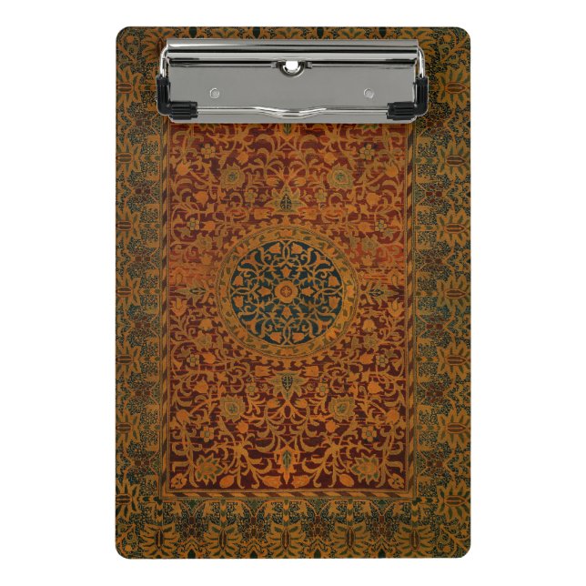 William Morris Teppich Teppichboden Mini Klemmbrett (Vorderseite)
