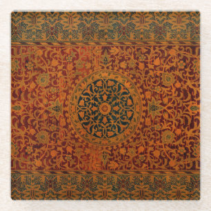 William Morris Teppich-Teppichboden-Teppich Glasuntersetzer