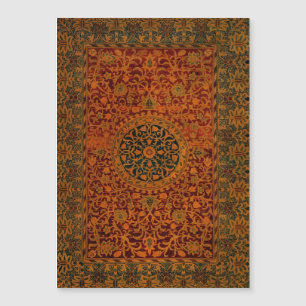 William Morris Teppich-Teppichboden-Teppich Magnetkarte